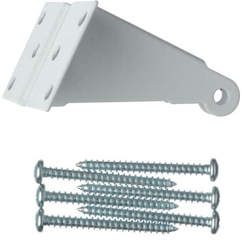 white painted metal florida jamb bracket|Wright Products .